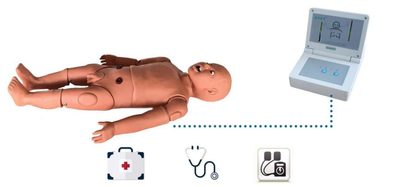 Child ACLS Emergency Training Manikin (Wired, Five-year-old)
