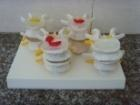 4 Stages Diseased Vertebrae, life size