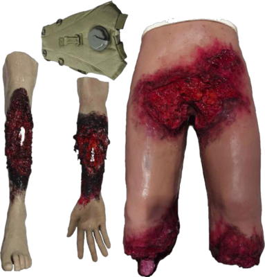 Wearable Explosive Injury Simulation Kit
